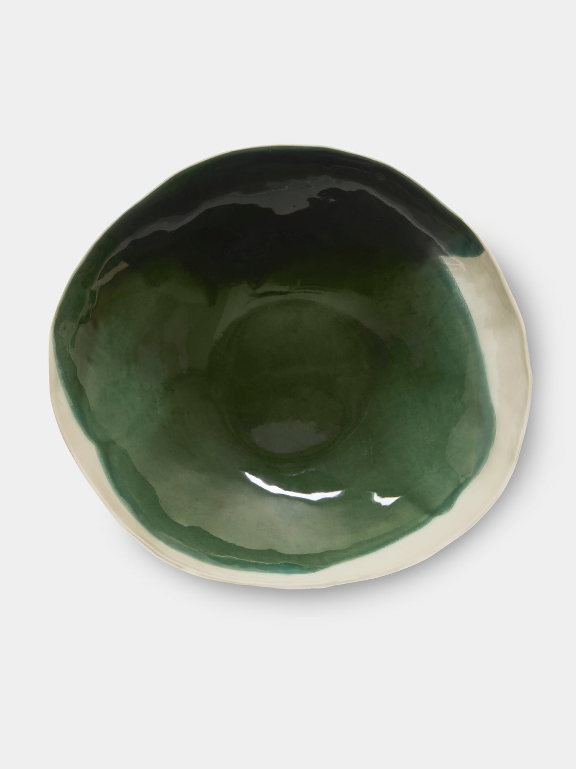 Pottery & Poetry - Hand-Glazed Porcelain Salad Bowl -  - ABASK