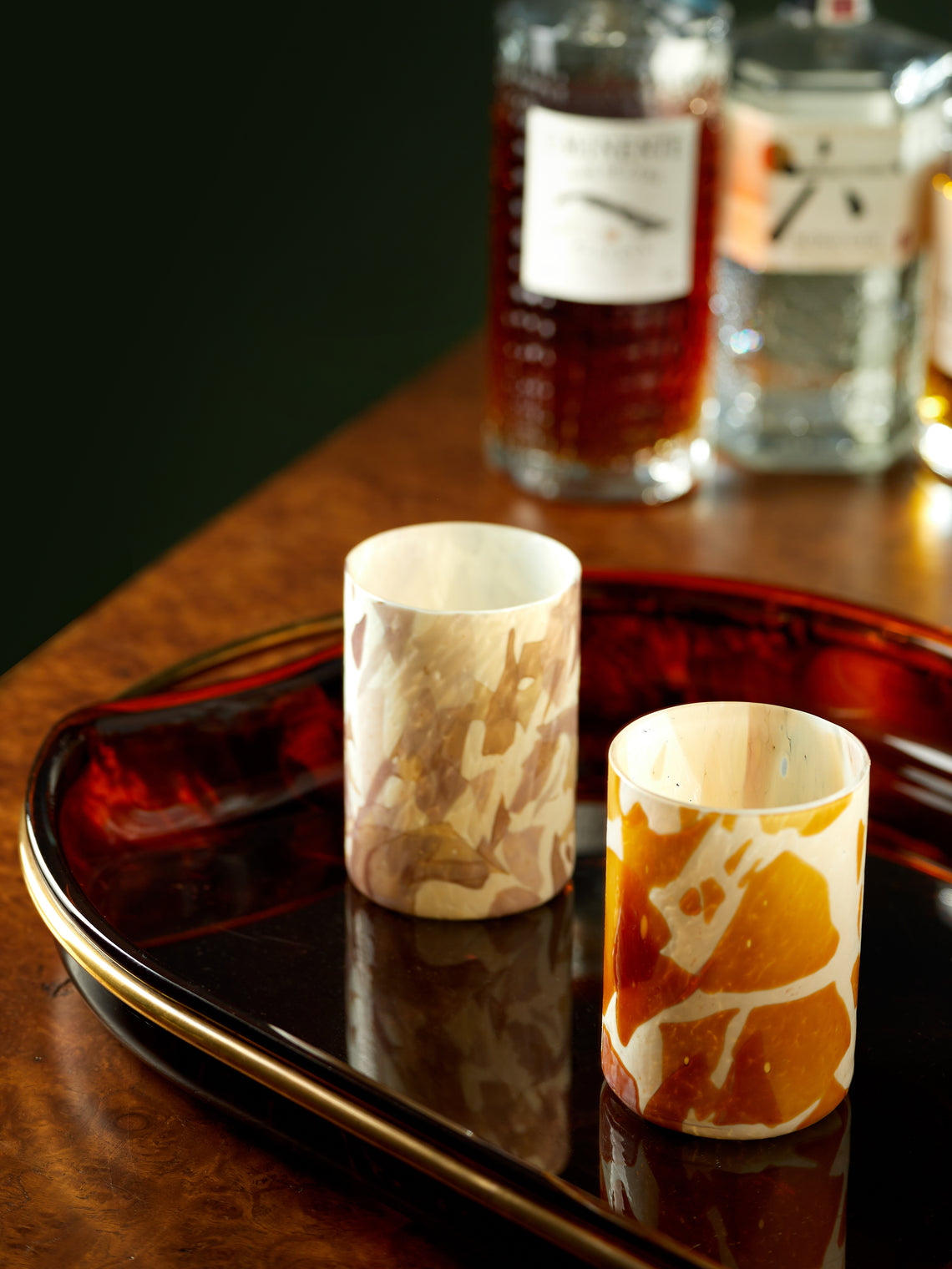 Stories of Italy - Borealis Hand-Blown Murano Glass Tumblers (Set of 6) -  - ABASK