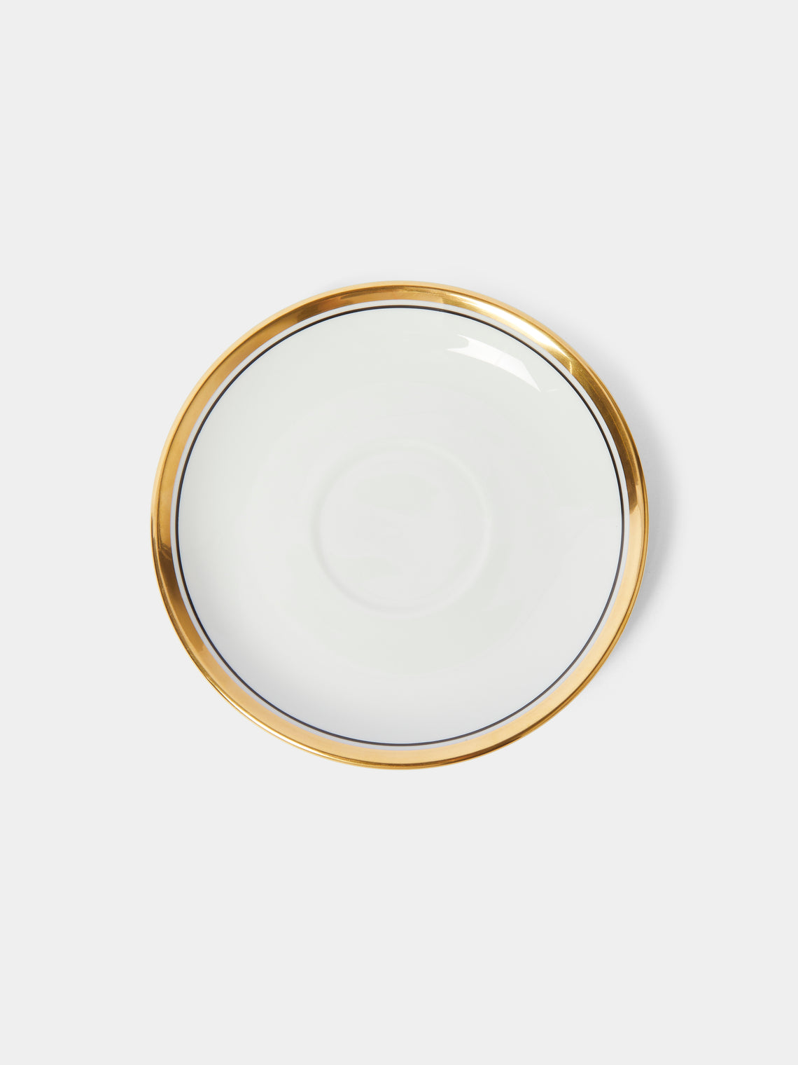 Augarten - Déco Vienne Hand-Painted Porcelain Coffee Cup and Saucer - ABASK