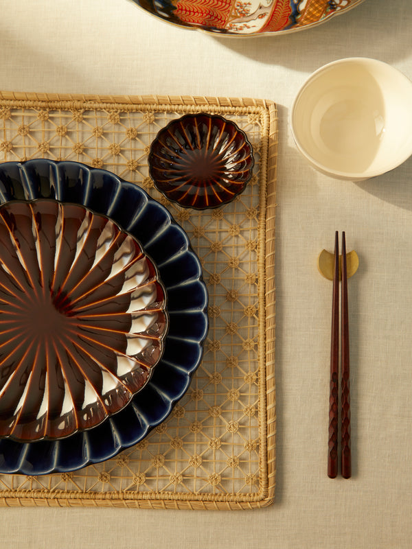 Artesanías del Atlántico - Nudilio Flower Handwoven Palm Placemats (Set of 4) -  - ABASK