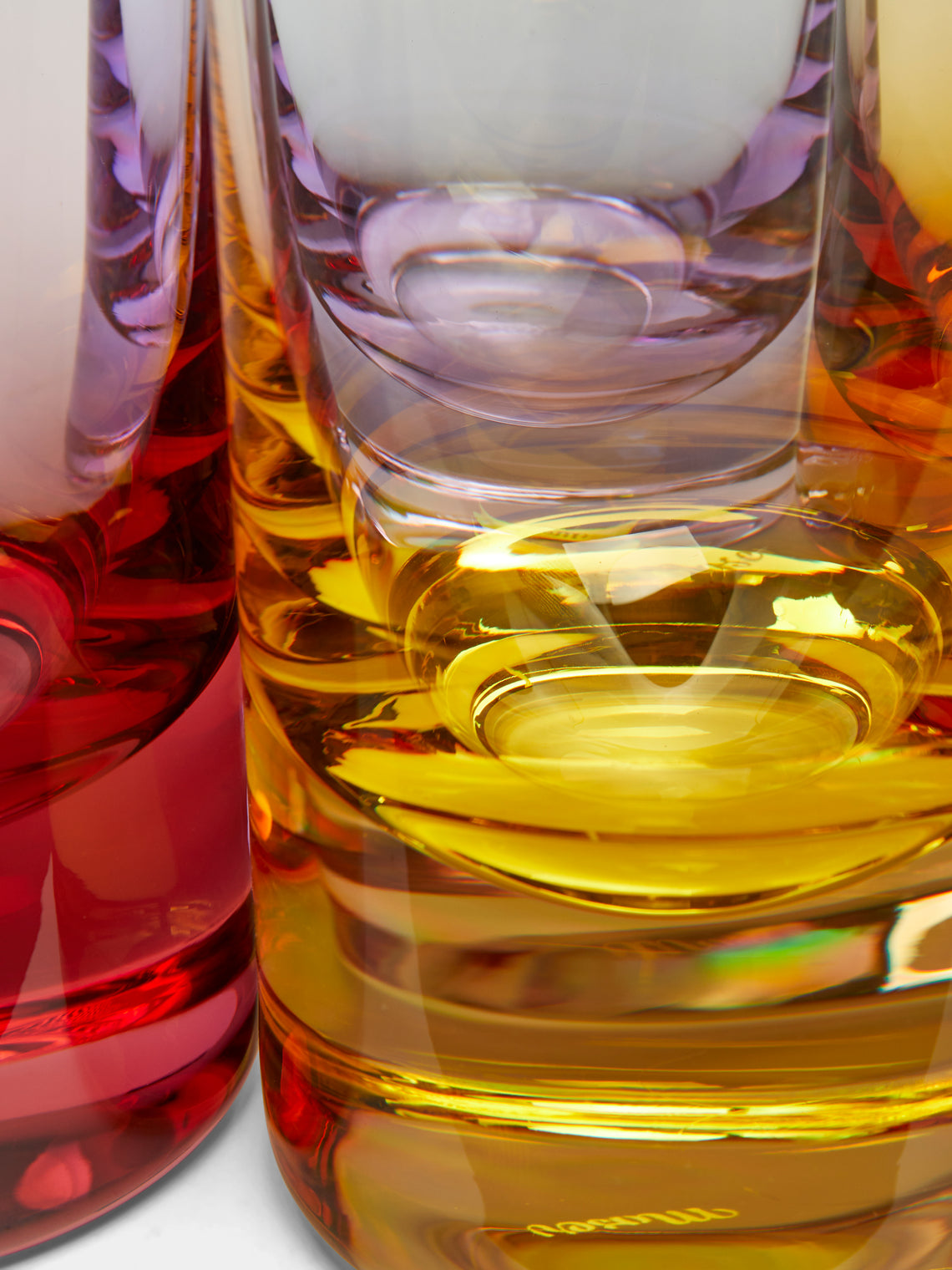 Moser - Hand-Blown Crystal Coloured Highballs (Set of 4) -  - ABASK