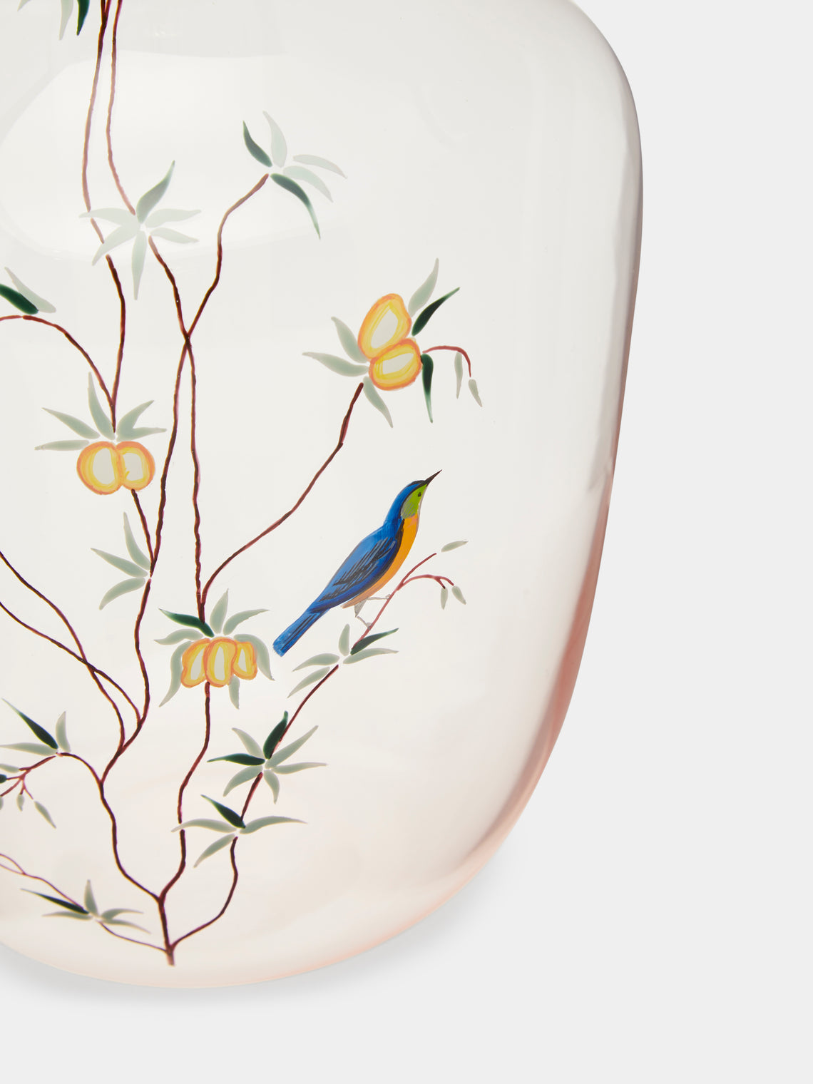 Lobmeyr - Garden of Paradise Hand-Painted Crystal Water Pitcher -  - ABASK