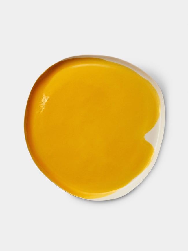 Pottery & Poetry - Hand-Glazed Porcelain Dinner Plates (Set of 4) -  - ABASK - 