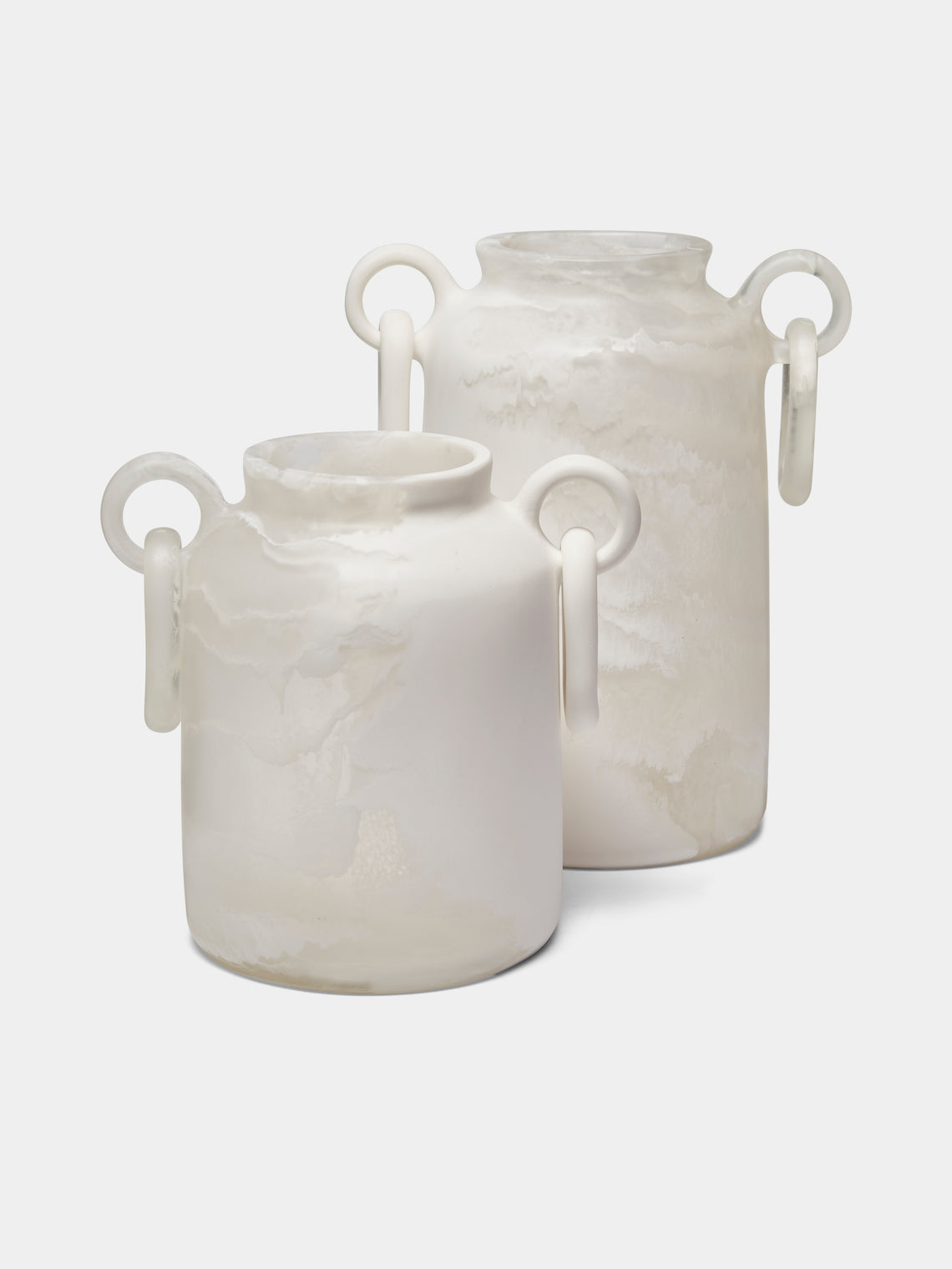 Revolution of Forms - Mitla Resin Low Vase -  - ABASK