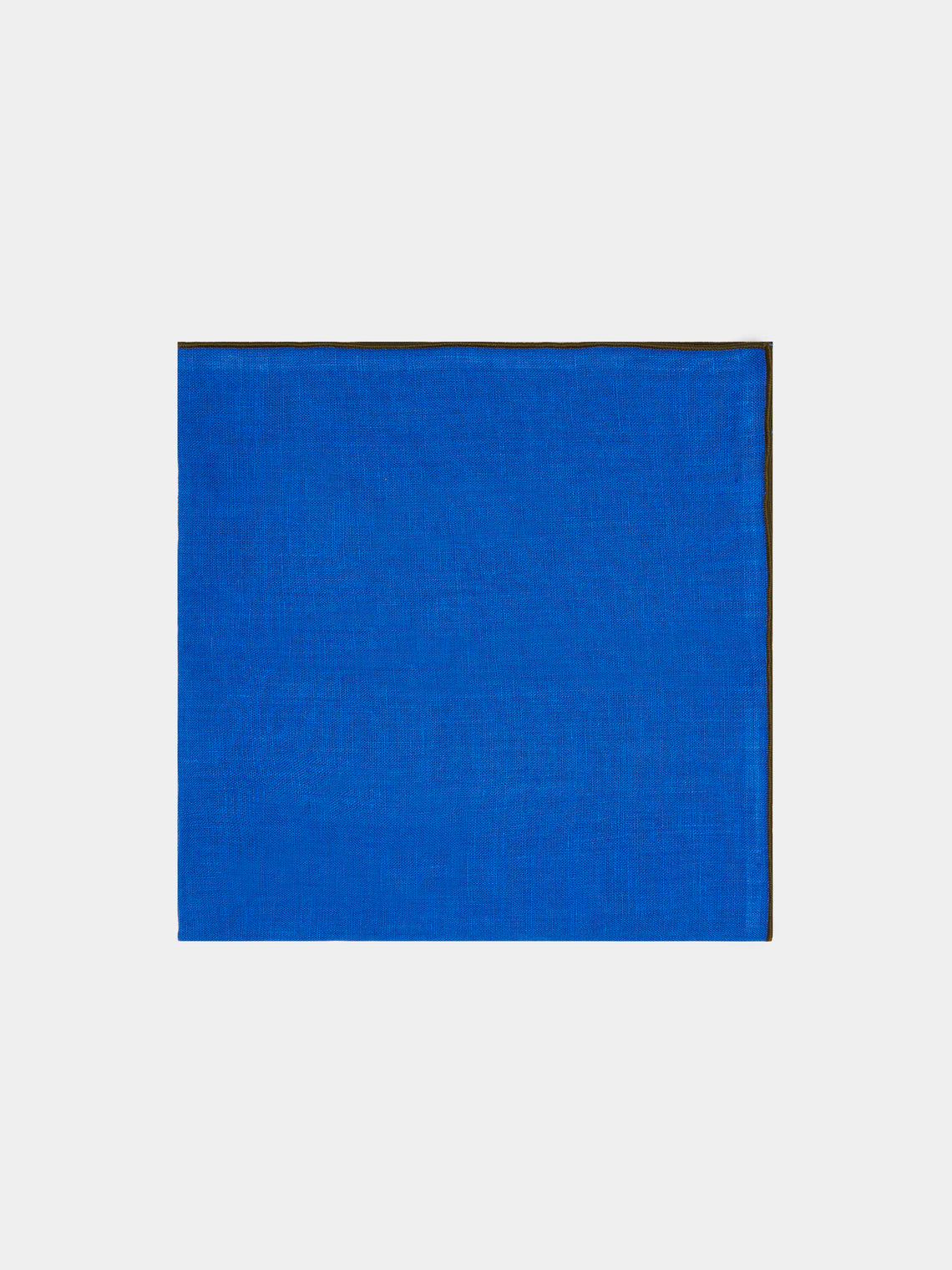Madre Linen - Hand-Dyed Linen Contrast-Edge Napkins (Set of 4) -  - ABASK - 