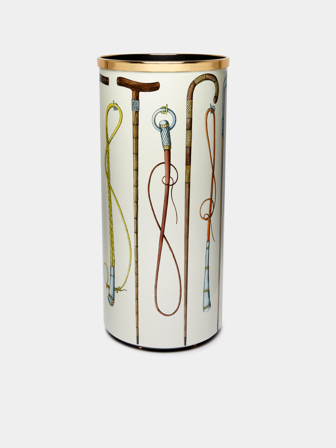 Fornasetti - Ombrelli e Bastoni Iron Umbrella Stand - White - ABASK - 