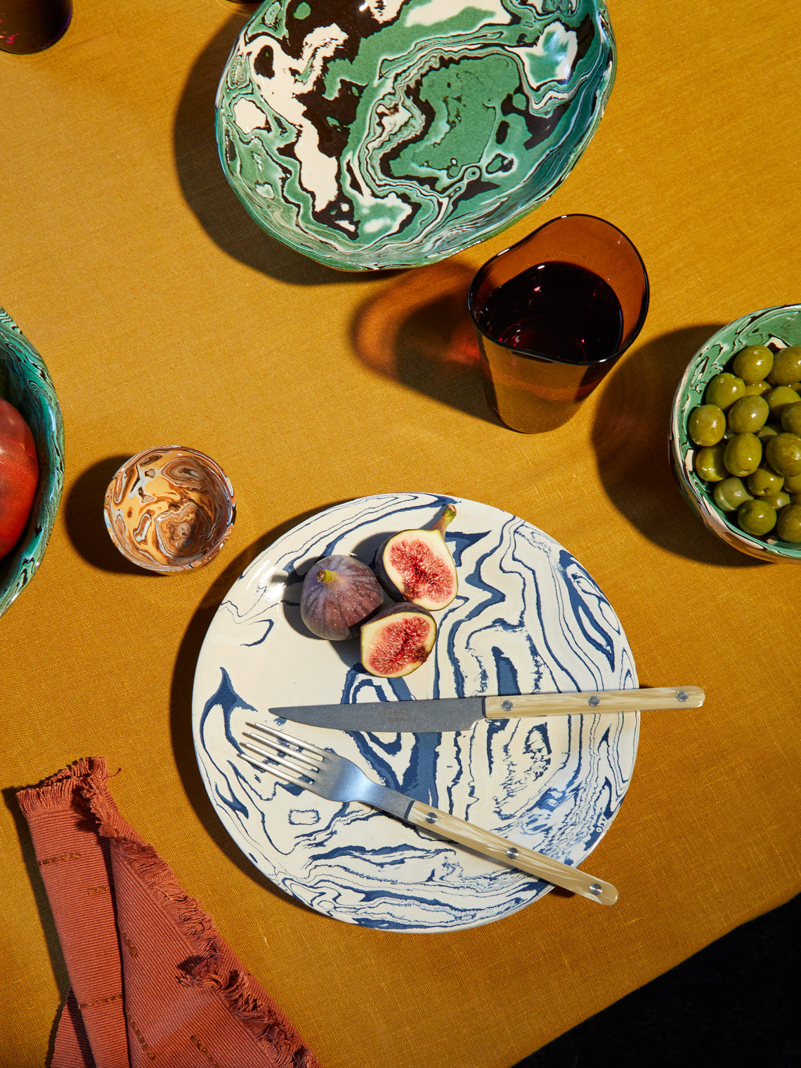 Atelier Saint-André Perrin - Marbled Dinner Plate -  - ABASK