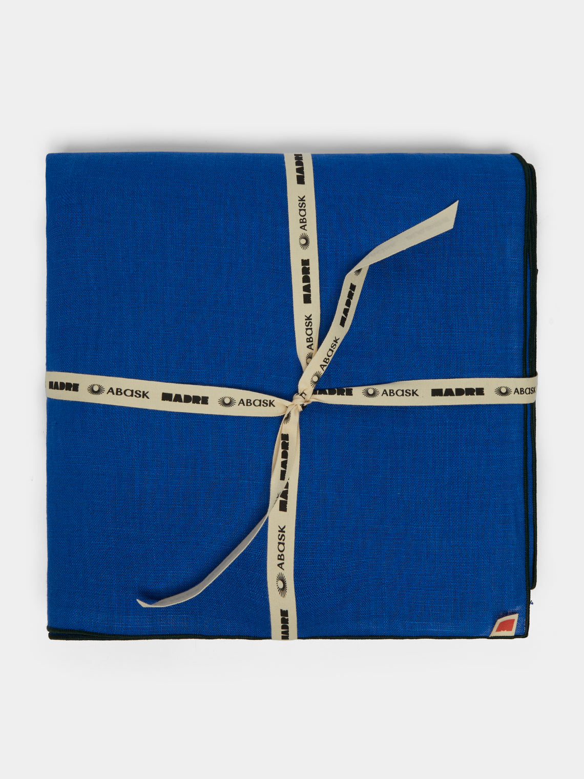 Madre Linen - Hand-Dyed Linen Contrast-Edge Tablecloth -  - ABASK