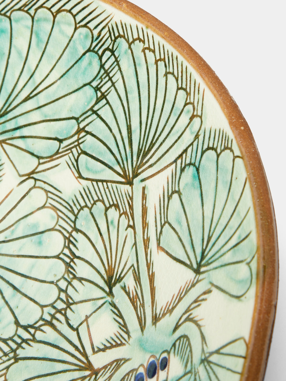 Anut - Nakhla Palms Hand-Painted Ceramic Serving Bowl -  - ABASK