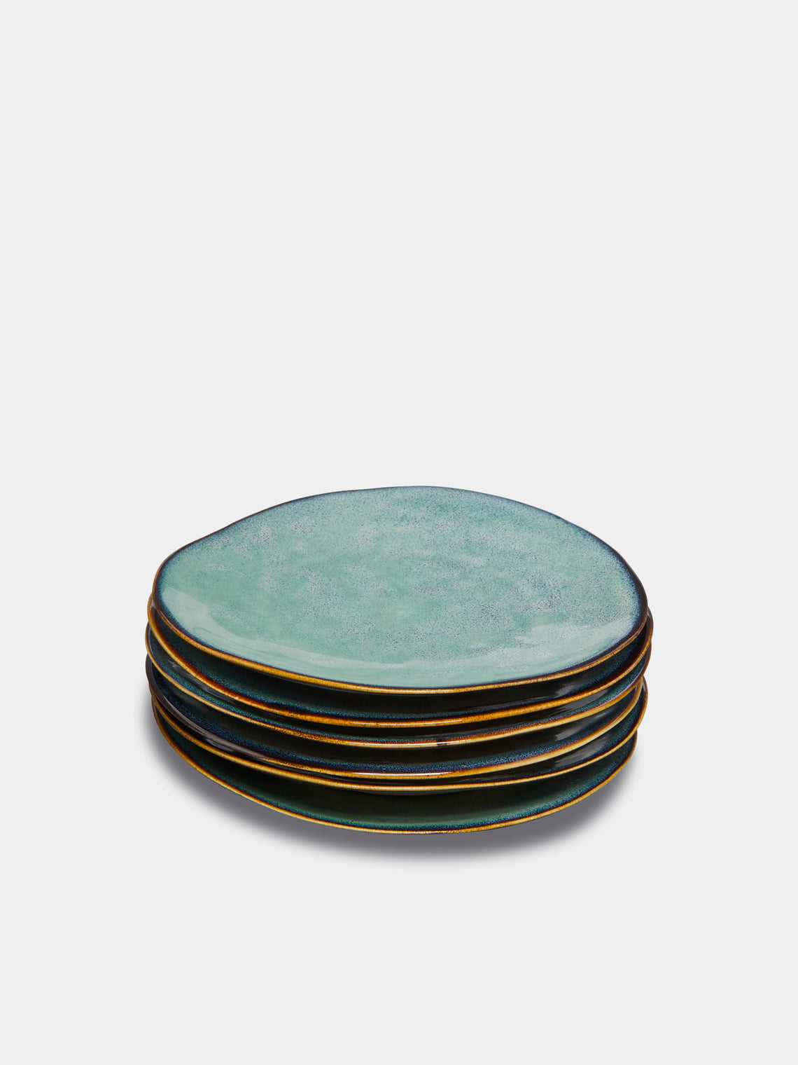 Mervyn Gers Ceramics - Hand-Glazed Ceramic Side Plates (Set of 6) -  - ABASK