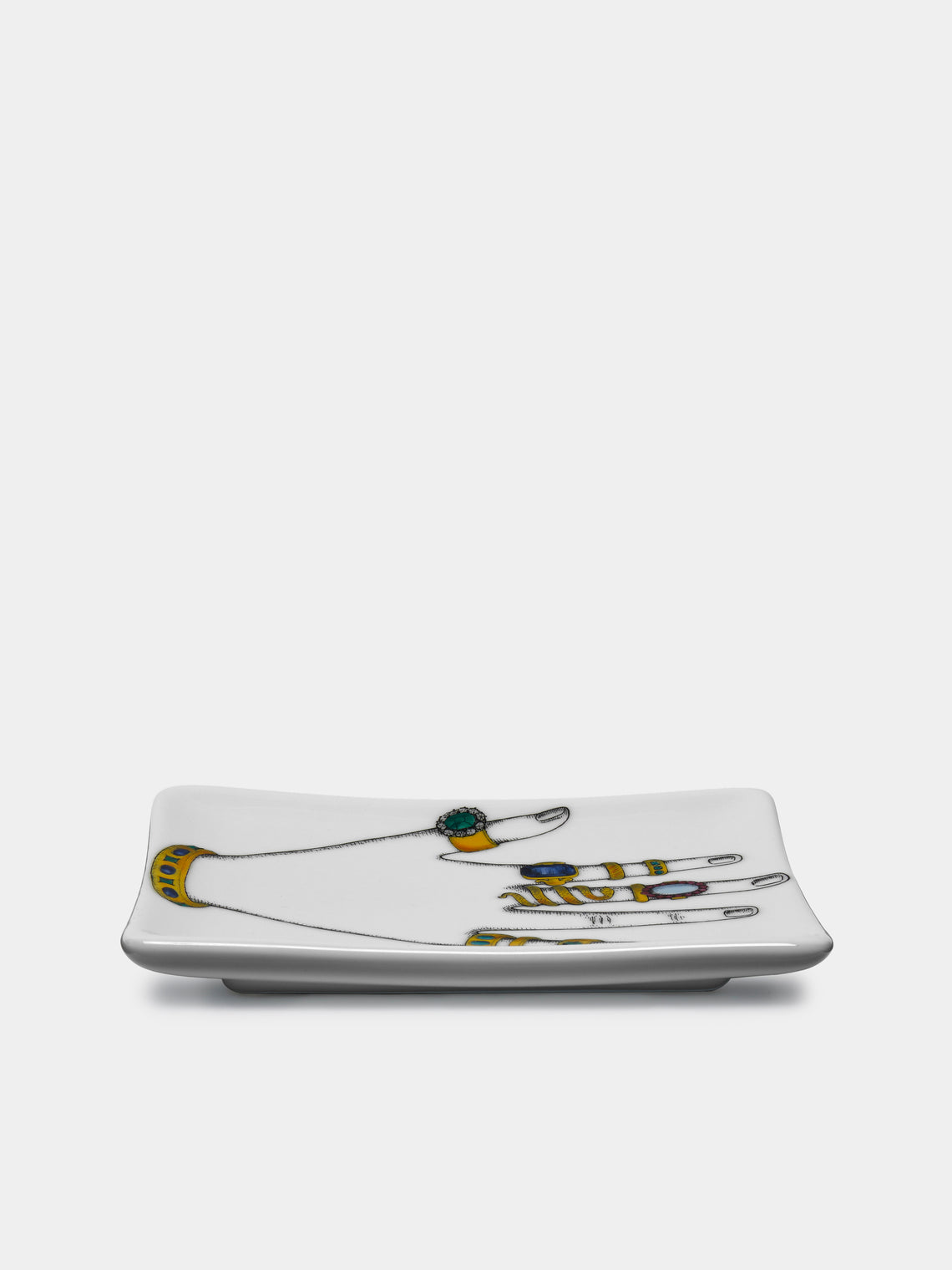 Fornasetti - Mano con Anelli Porcelain Ashtray -  - ABASK