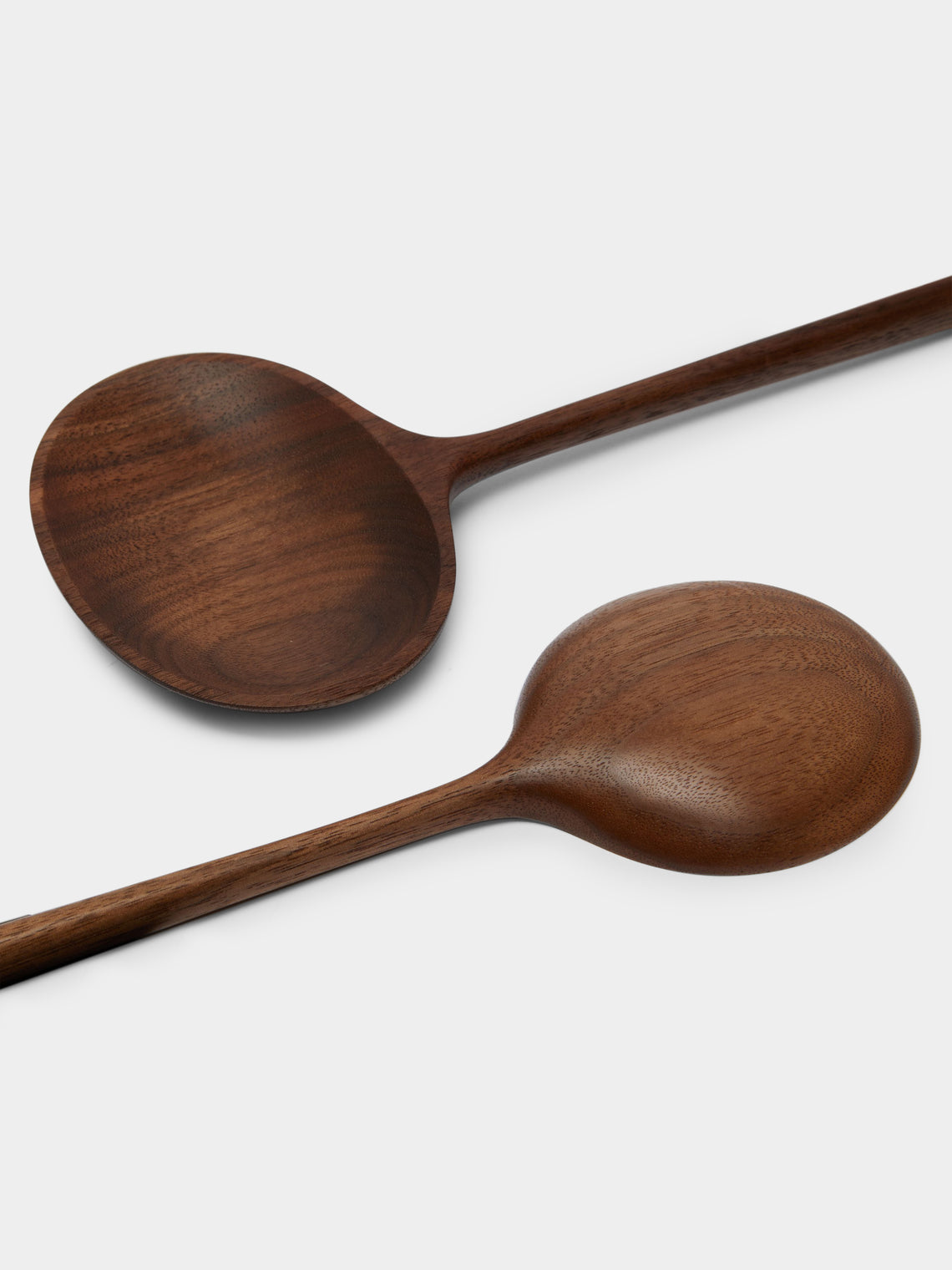 Jaejin Choi - Hand-Carved Walnut Mixed Utensils (Set of 4) -  - ABASK