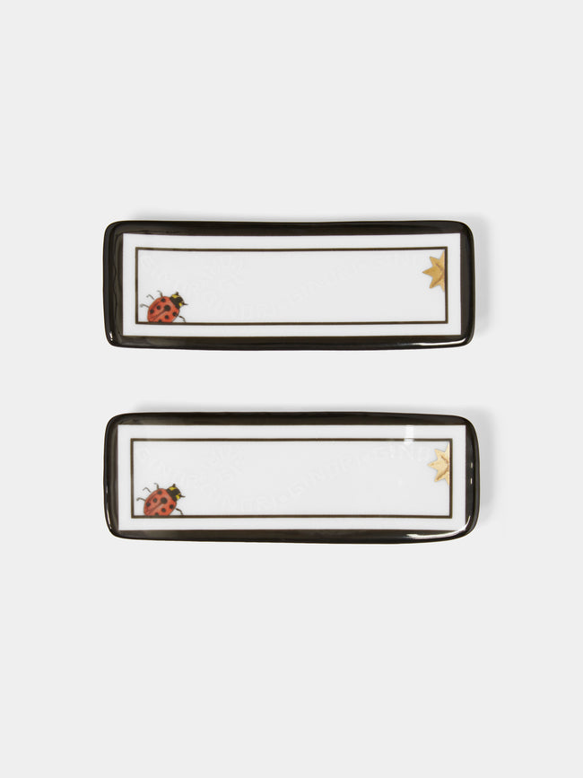 Ginori 1735 - Arcadia Porcelain Chopsticks Holders (Set of 2) - Multiple - ABASK