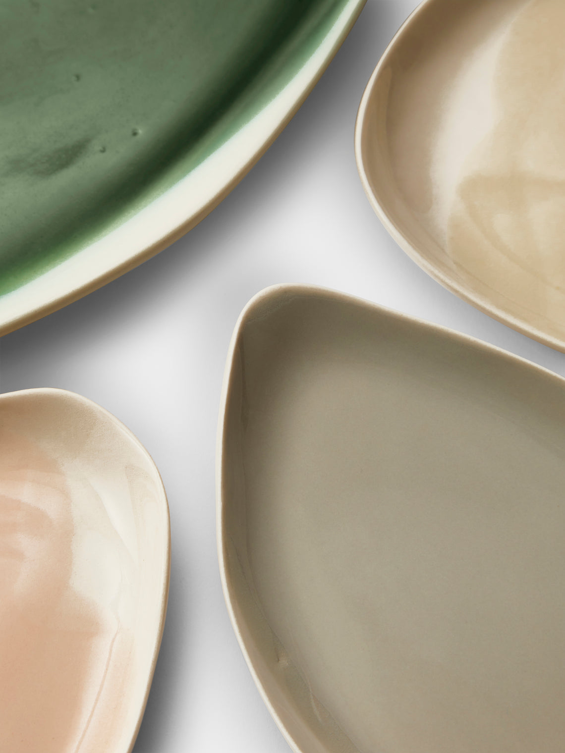 Pottery & Poetry - Hand-Glazed Porcelain Long Serving Tray -  - ABASK