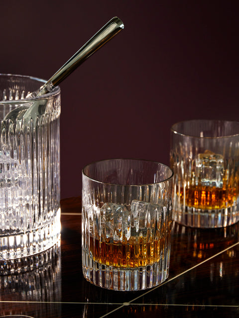 Waterford - Aras Cut Crystal Old Fashioned Glasses (Set of 2) - Clear - ABASK