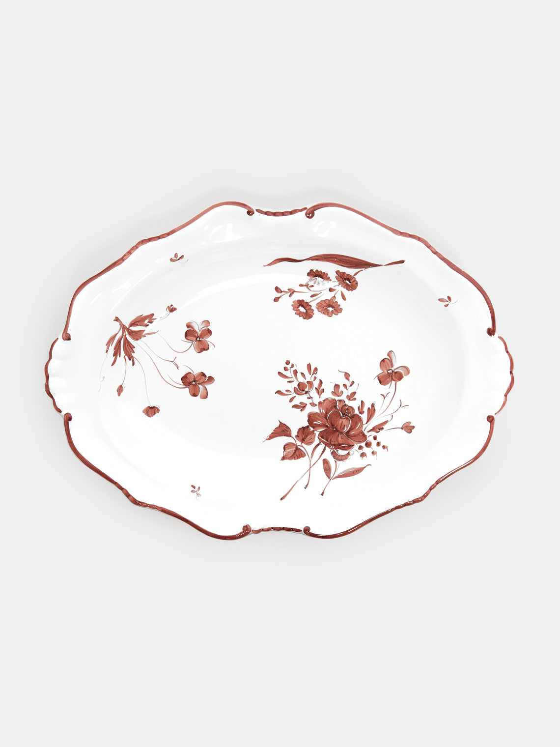 Z.d.G - Camaïeu Hand-Painted Ceramic Medium Serving Dish -  - ABASK - 