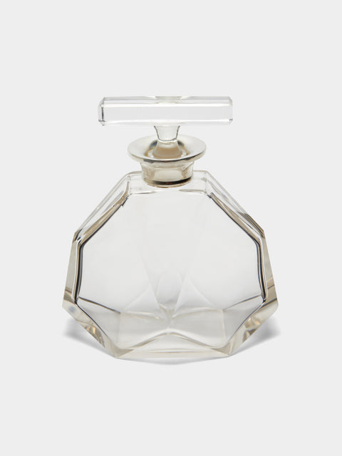 Antique and Vintage - 1930s English Art Déco Silver & Cut Glass Decanter -  - ABASK - 