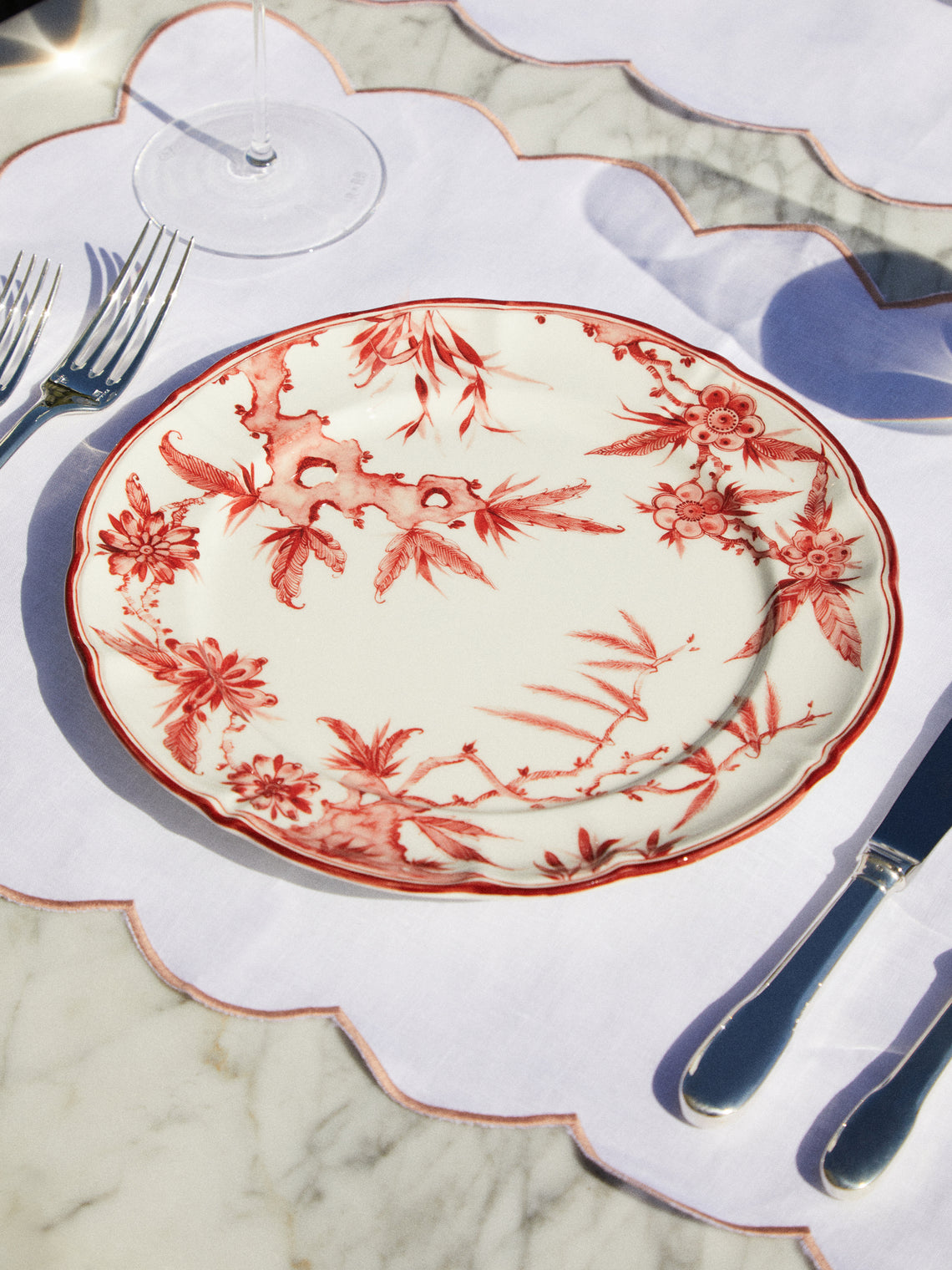 Laboratorio Paravicini - Rocaille Ceramic Dinner Plates (Set of 4) -  - ABASK