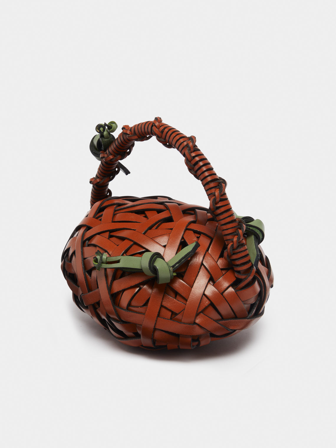 Loewe Home - Baby Snails Woven Leather Doorstop -  - ABASK - 