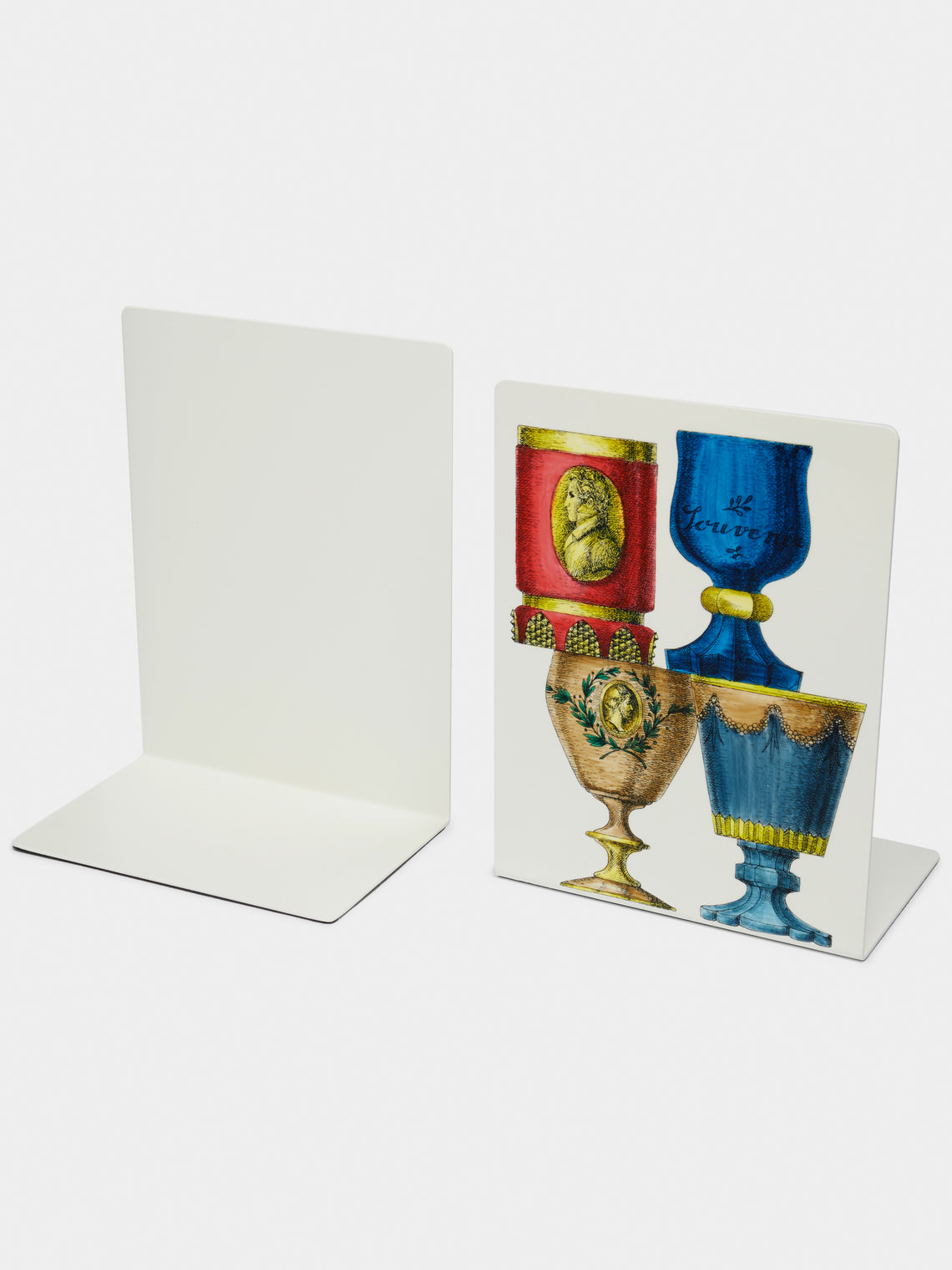 Fornasetti - Bicchieri di Boemia Iron Bookends - Multiple - ABASK