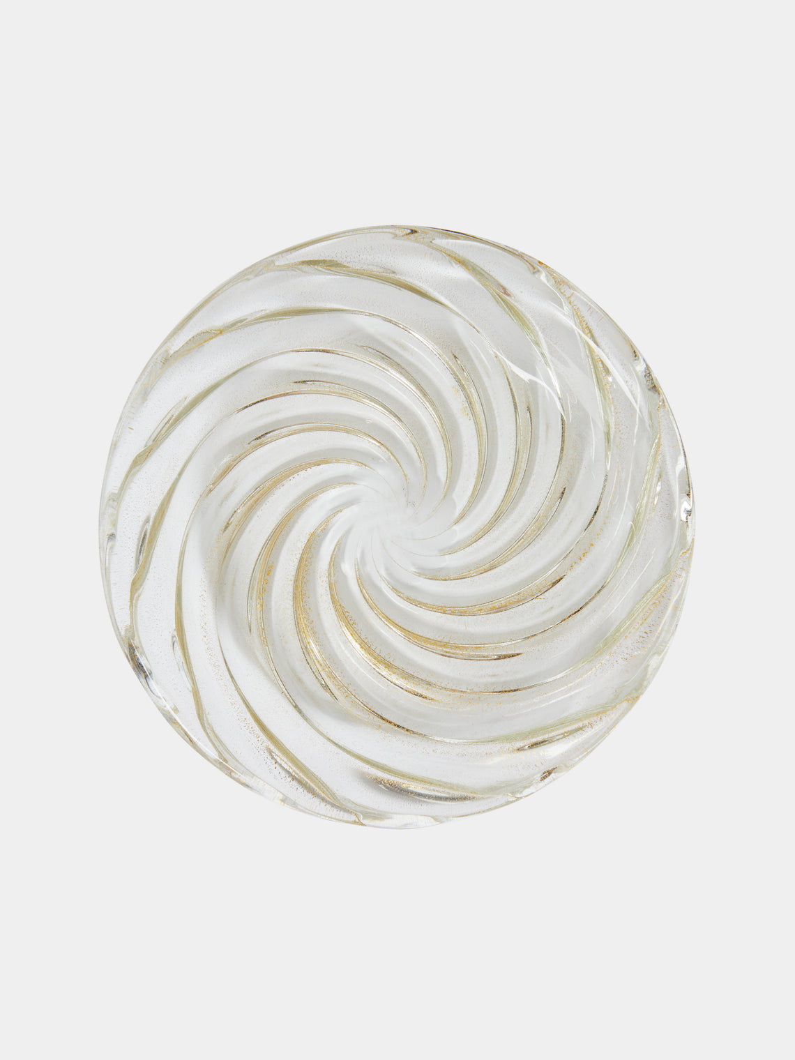 Antique and Vintage - 1950s Venini Murano Glass Dish - Clear - ABASK