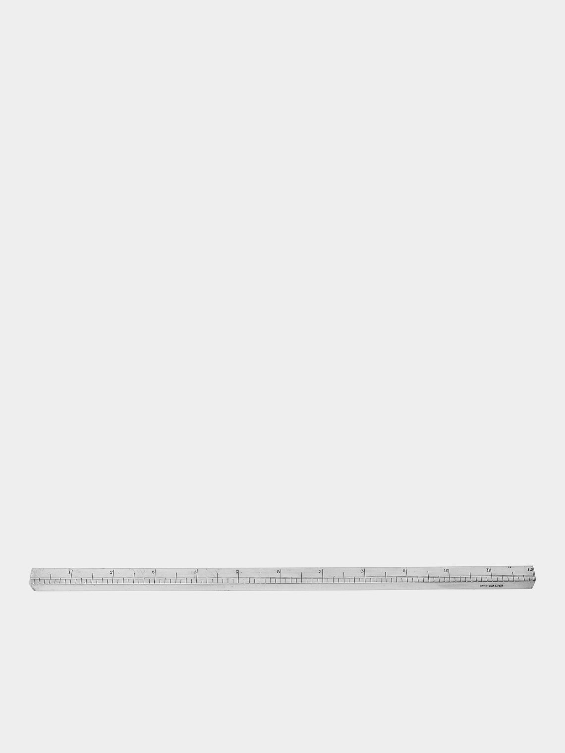 Antique and Vintage - Mid-Century Silver and Oak Ruler -  - ABASK