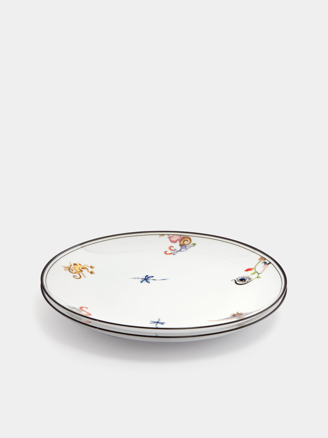Ginori 1735 - Arcadia Porcelain Dinner Plates (Set of 2) -  - ABASK