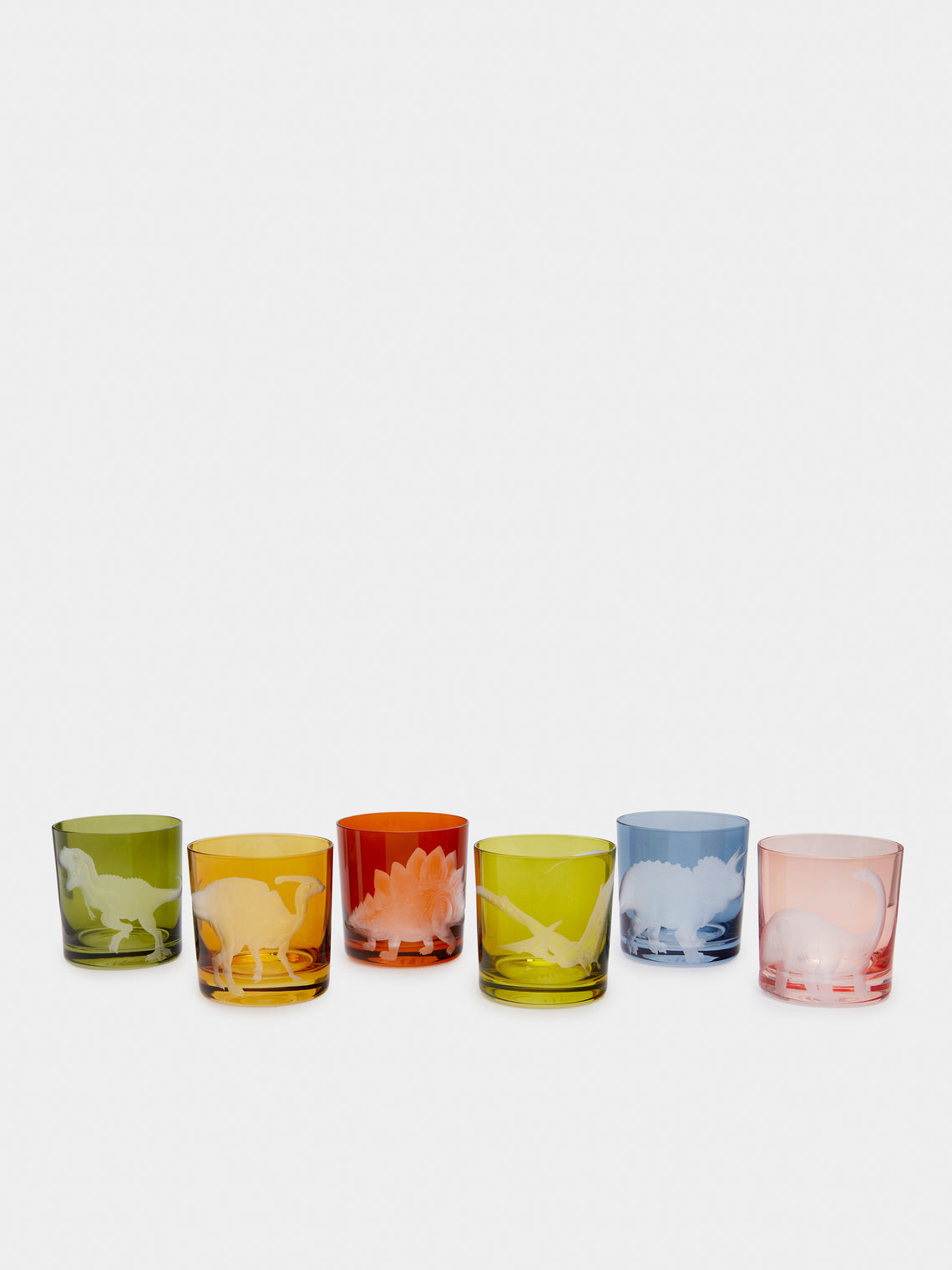 Artel - Tricerotops Hand-Engraved Crystal Glass -  - ABASK