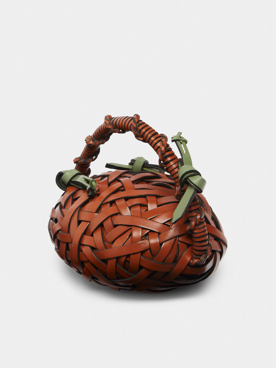Loewe Home - Baby Snails Woven Leather Doorstop -  - ABASK