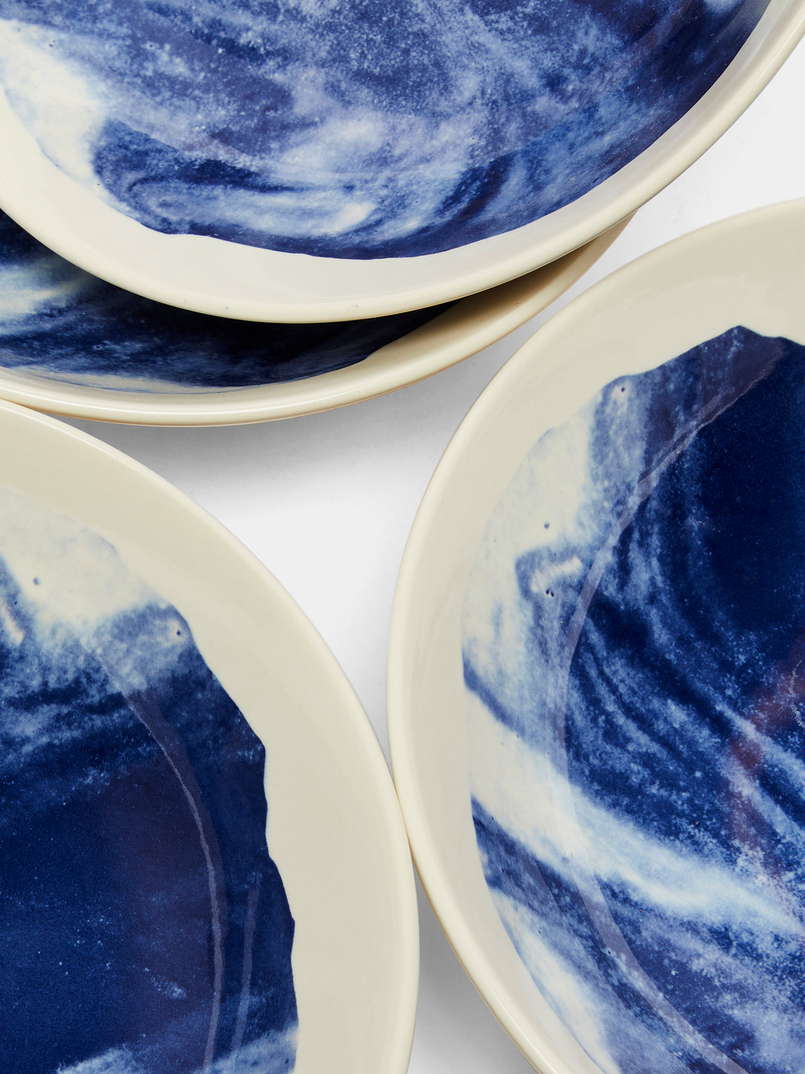 1882 Ltd. - Indigo Storm Ceramic Bowls (Set of 4) -  - ABASK