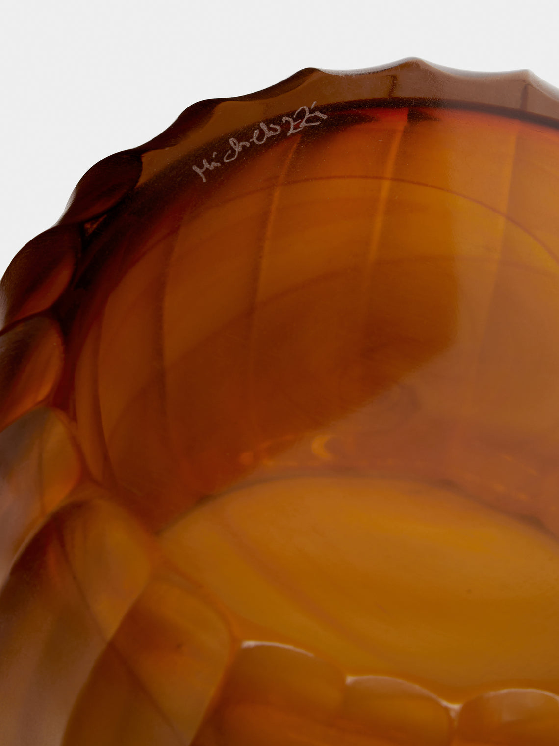 Micheluzzi Glass - Pozzo Miele Hand-Blown Murano Glass Vase -  - ABASK