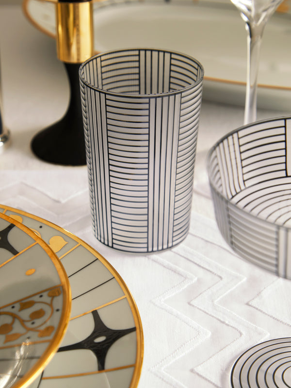 Series B Hand-Painted Crystal Tumbler