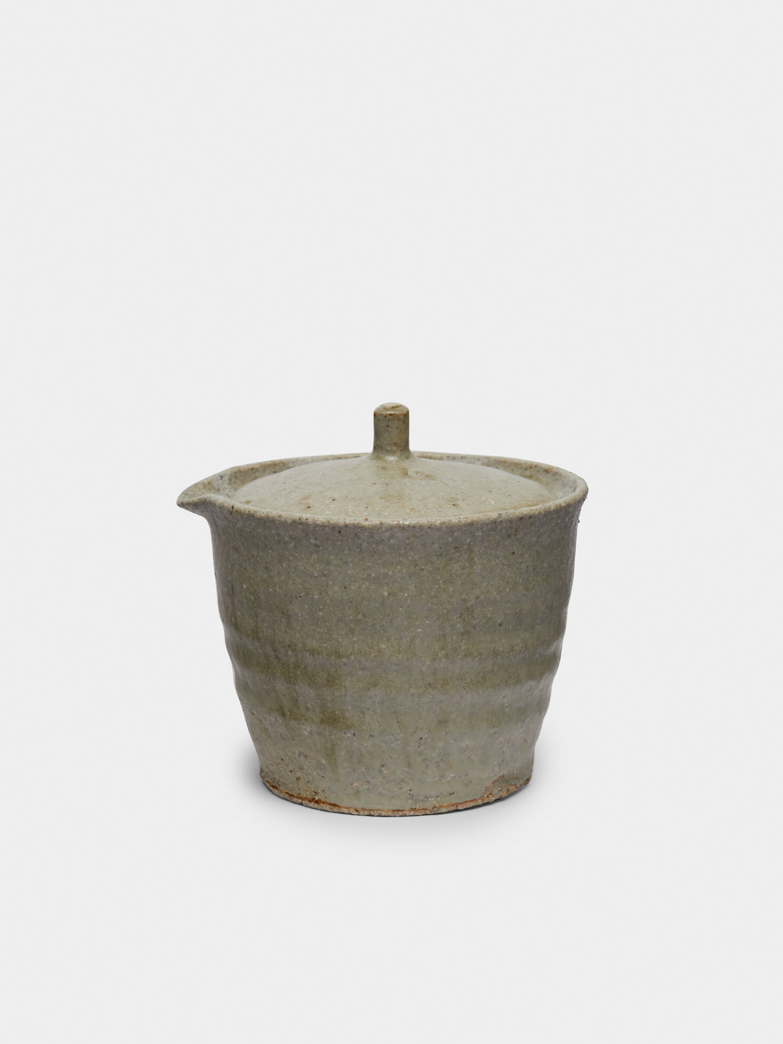 Ingot Objects - Shiboridashi Ash-Glazed Ceramic Teapot -  - ABASK - 