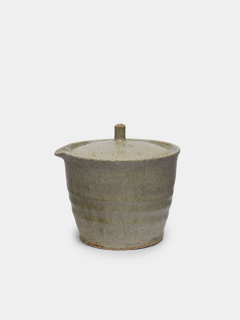 Ingot Objects - Shiboridashi Ash-Glazed Ceramic Teapot -  - ABASK - 