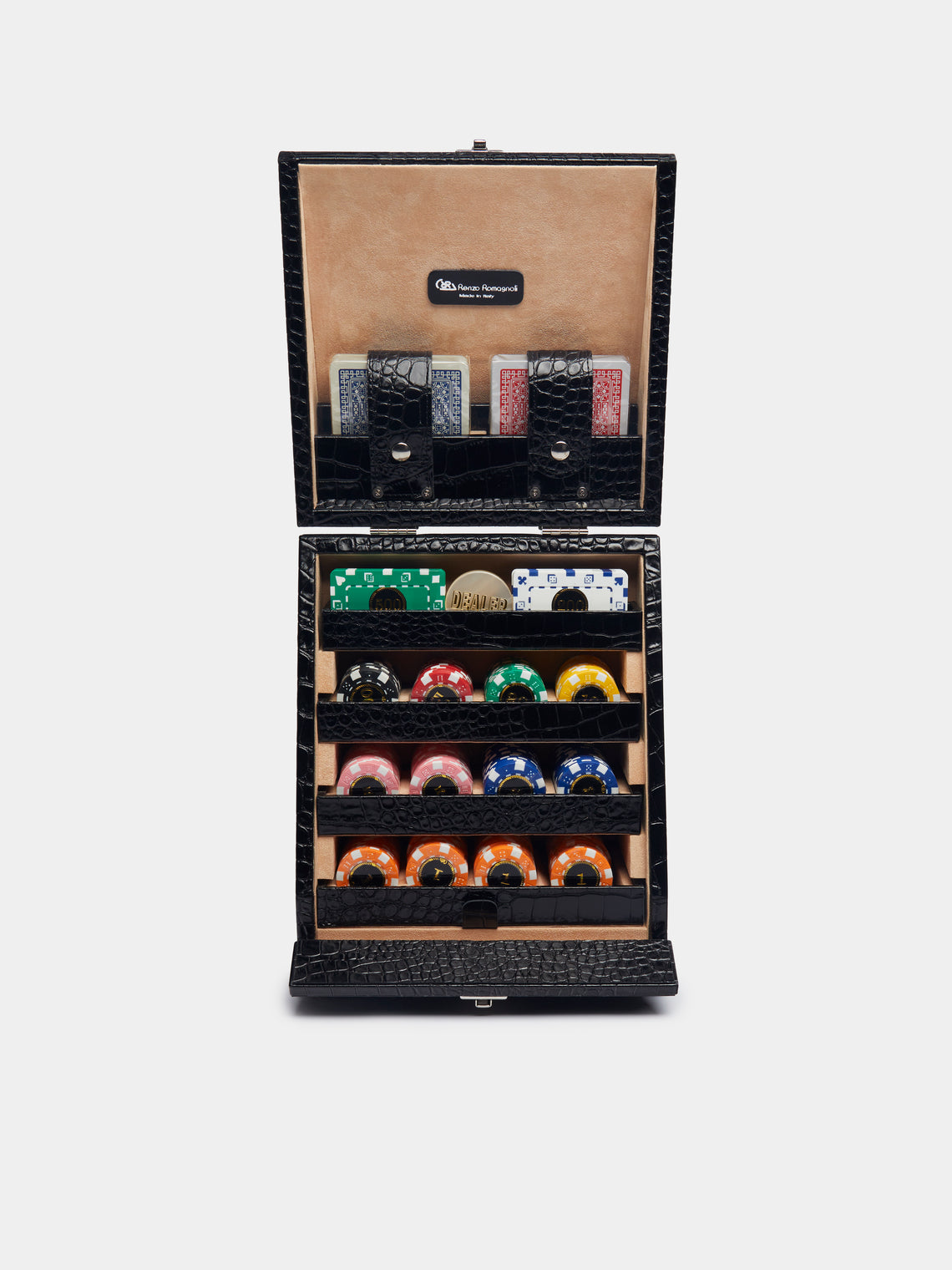 Renzo Romagnoli - Leather Texas Poker Set -  - ABASK - 