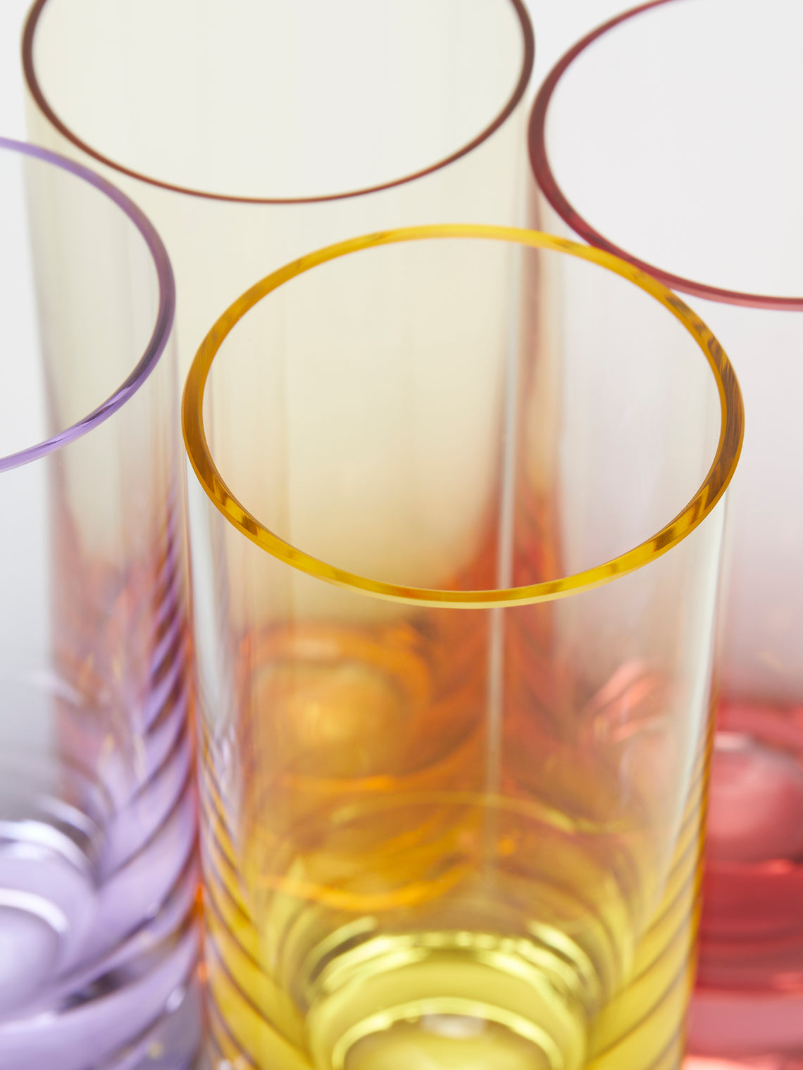 Moser - Hand-Blown Crystal Coloured Shot Glasses (Set of 4) -  - ABASK