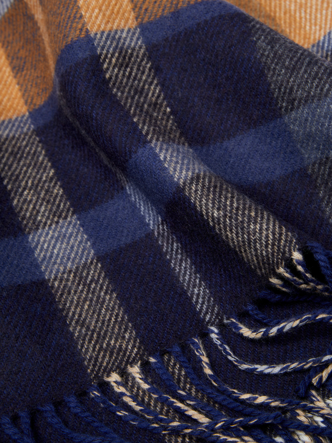Johnstons of Elgin - Double-Faced Wool Check Blanket -  - ABASK