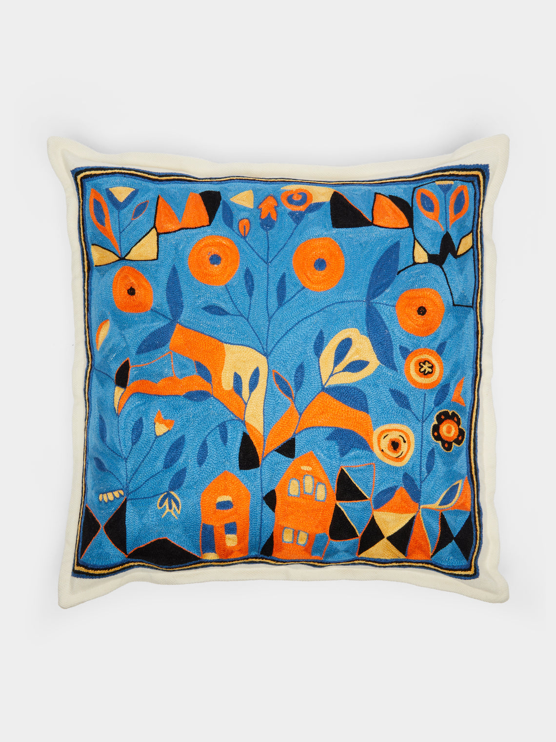 Saved NY - Home Sweet Home Cashmere Pillow -  - ABASK - 