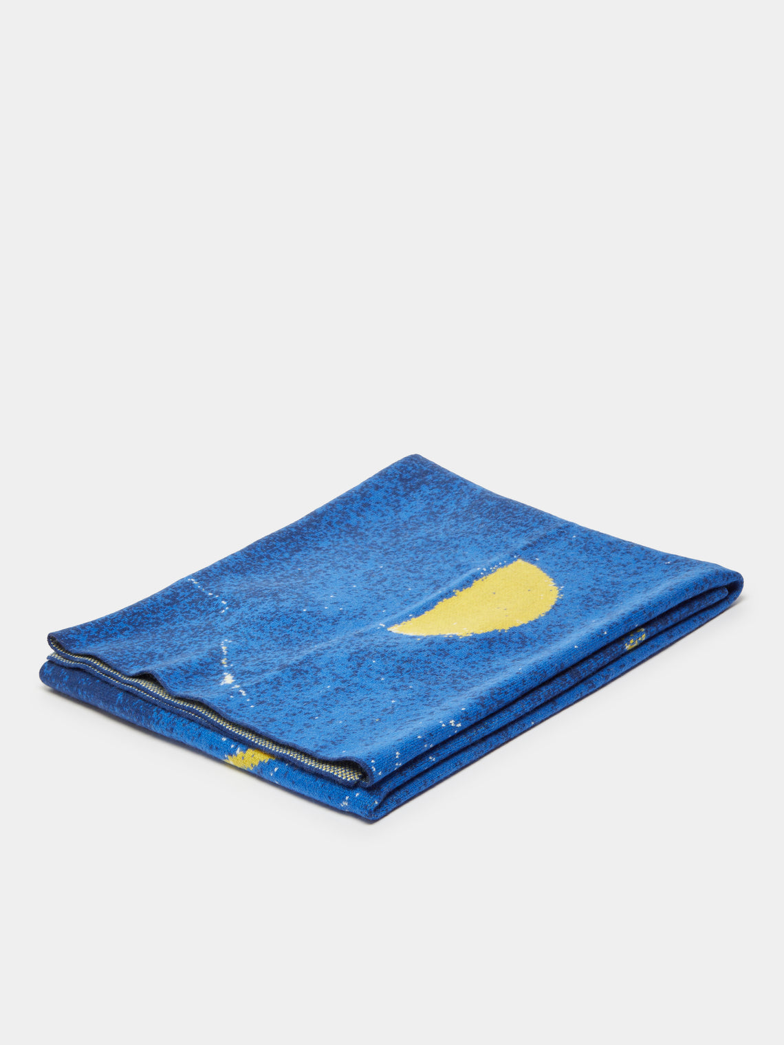 Saved NY - Moon Phases Cashmere Blanket - Blue - ABASK