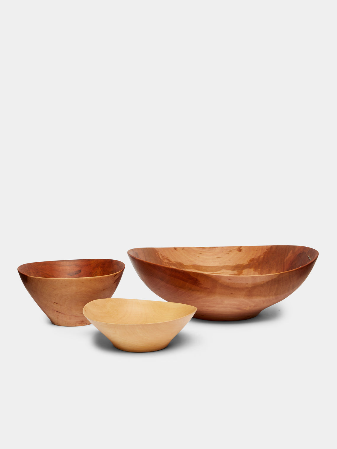Antonis Cardew - Hand-Turned Pear Wood Large Stitched Bowl - Brown - ABASK