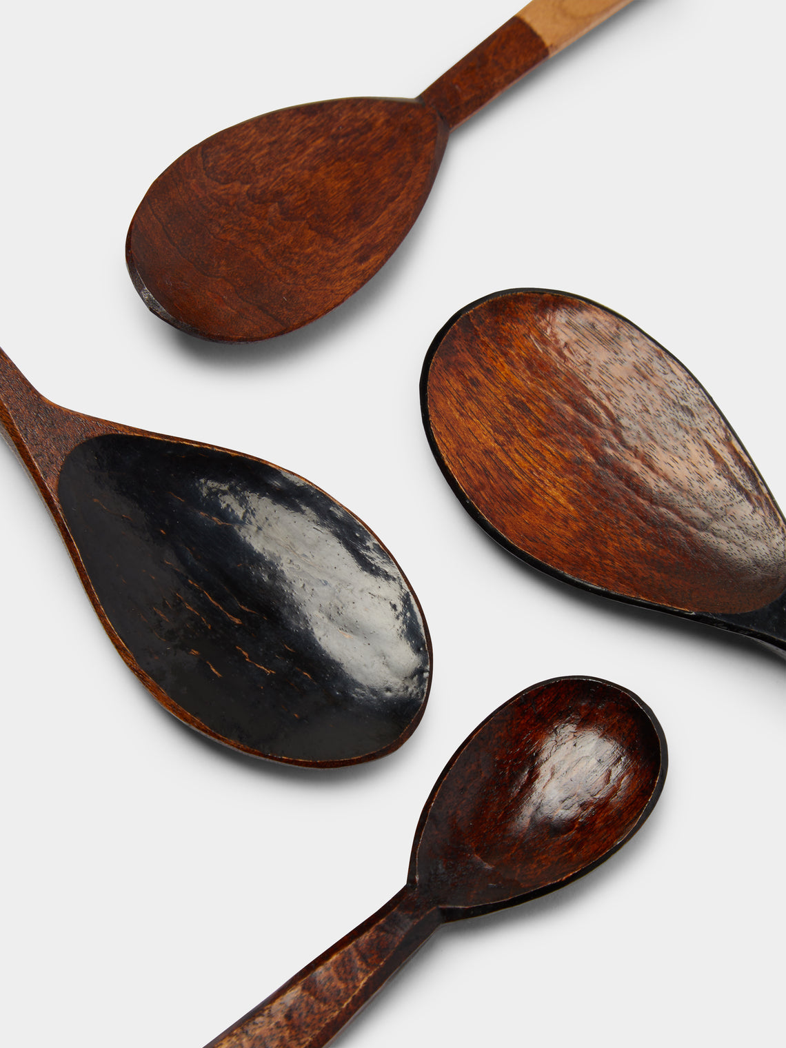 Rabea Gebler - Urushi Maple and Cherry Spoons (Set of 4) -  - ABASK