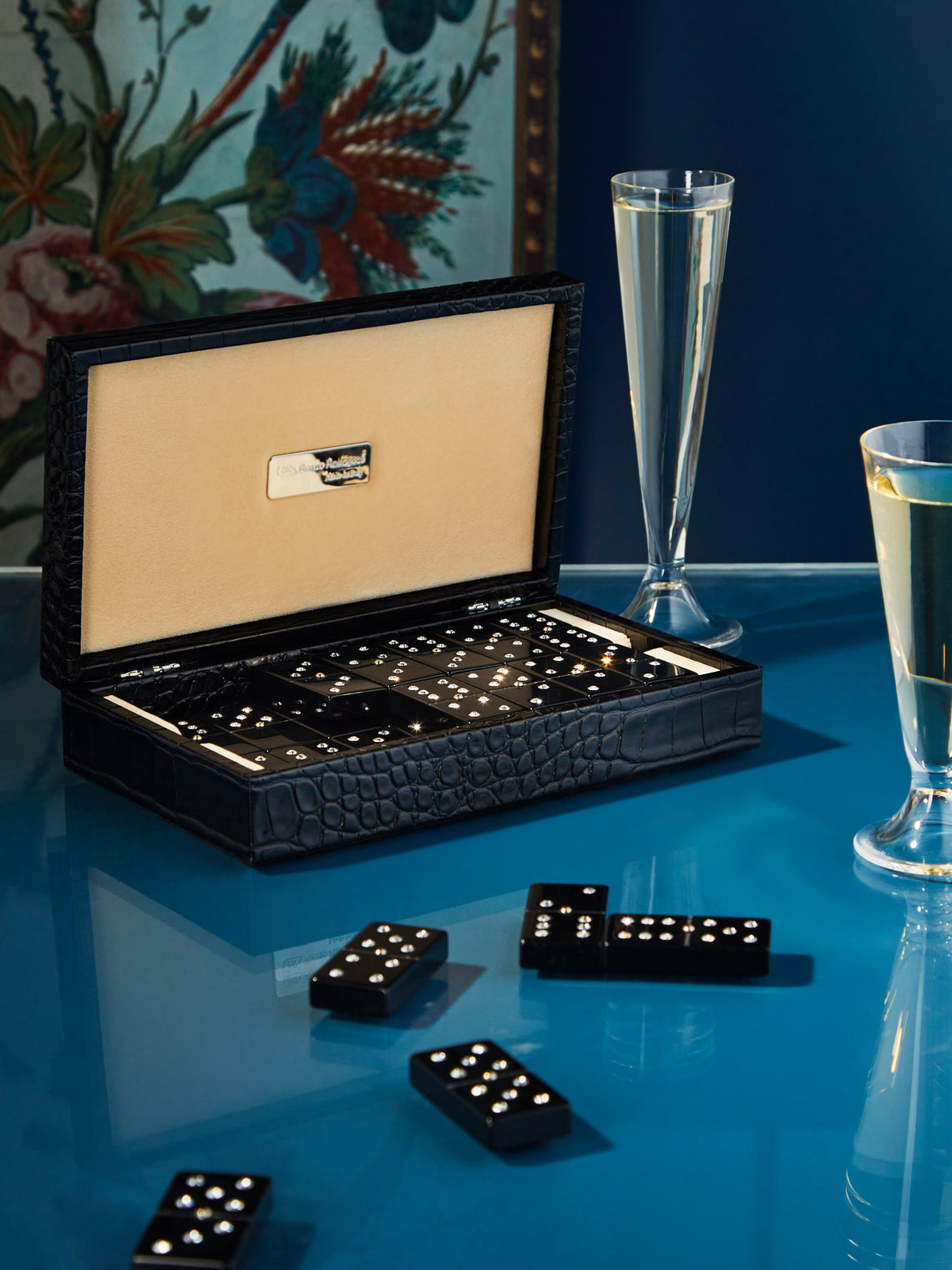 Renzo Romagnoli - Leather Dominoes Set -  - ABASK