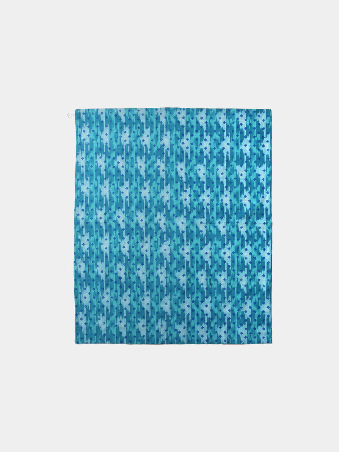 Gregory Parkinson - Aqua Ikat Block-Printed Cotton Napkins (Set of 6) -  - ABASK