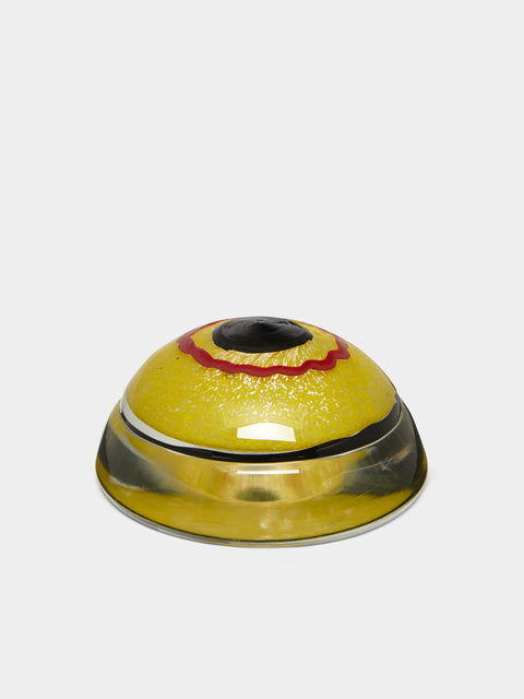 Striulli Vetri D'Arte - Occhio Hand-Blown Murano Glass Paperweight -  - ABASK - 