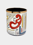 Fornasetti - Strumenti da Disegno Iron Wastepaper Basket - Multiple - ABASK - 