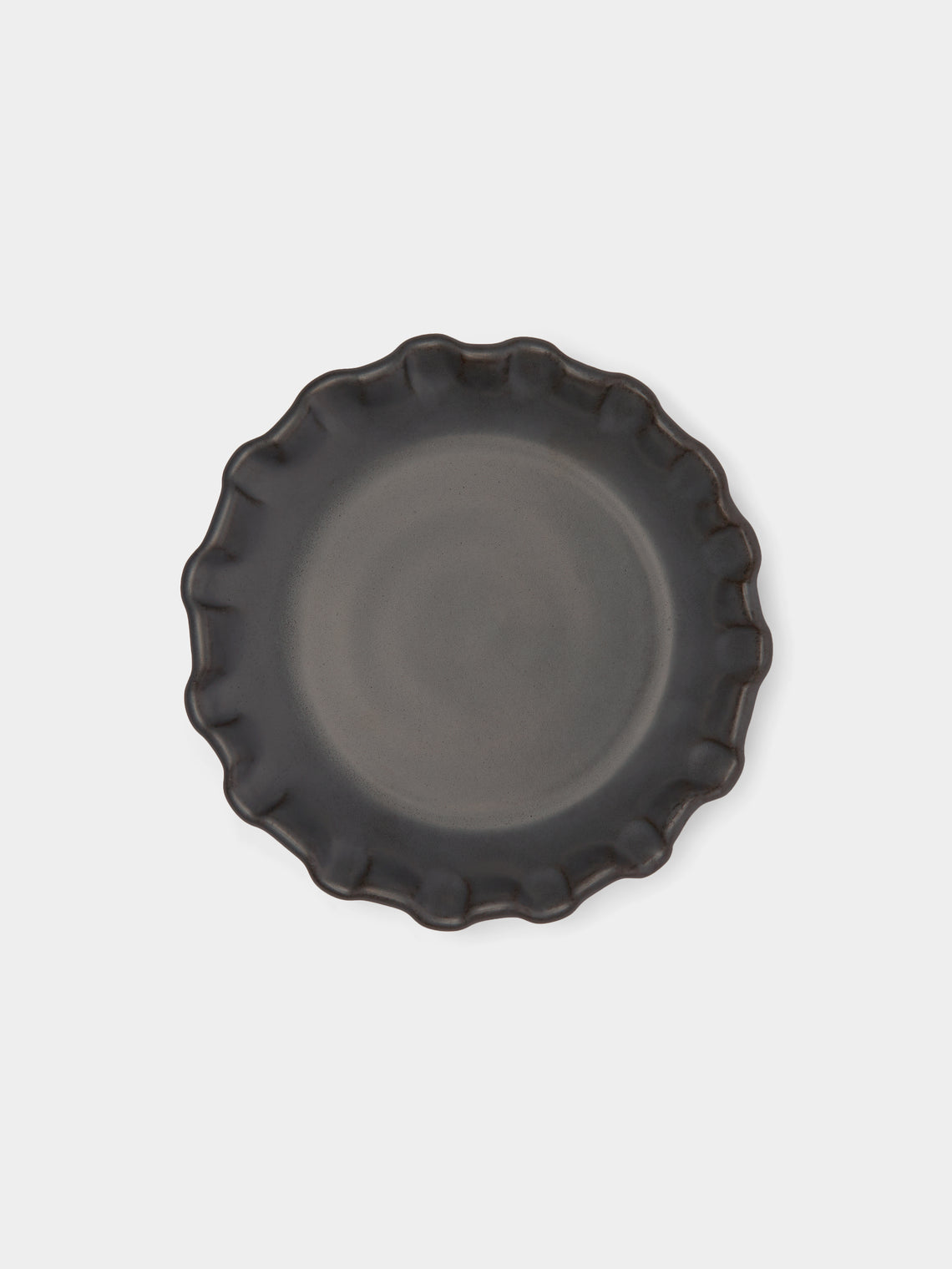 Perla Valtierra - Hand-Glazed Ceramic Lipped Dessert Plates (Set of 4) -  - ABASK - 