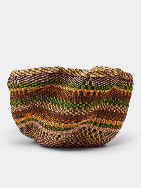 Baba Tree - Pakurigo Wave Handwoven Elephant Grass Basket -  - ABASK - 