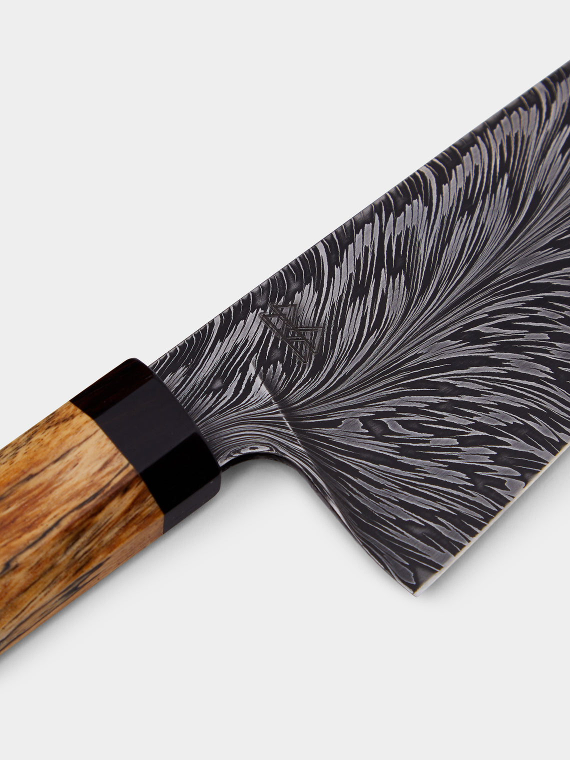 Bodman Blades - Hand-Forged Spalted Tamarind and Damascus Steel Nakiri Knife -  - ABASK