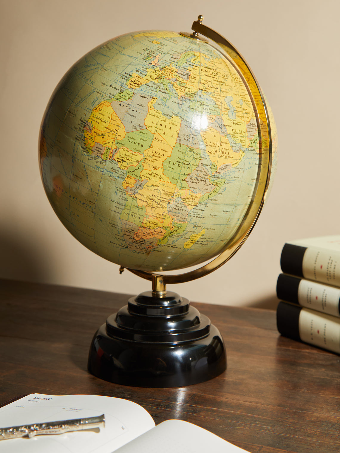 Antique and Vintage - 1950s Bakelite Terrestrial Globe - Multiple - ABASK