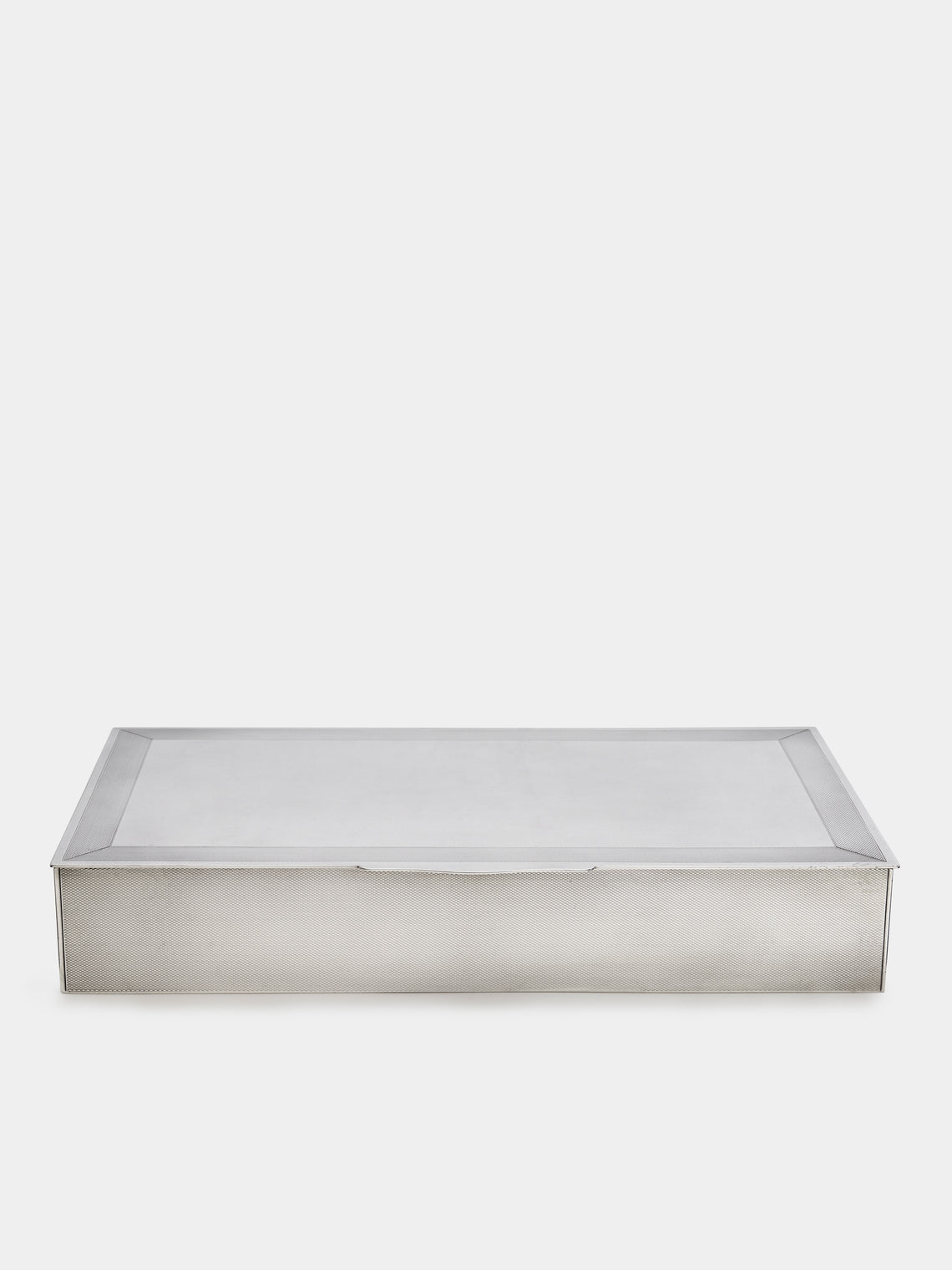 Antique and Vintage - Mid-Century Silver Cigar Box -  - ABASK - 